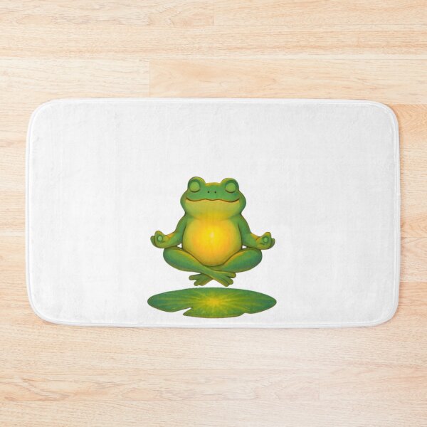 Item preview, Zen Frog Meditating on Lily Pad designed and sold by Kayqriel.