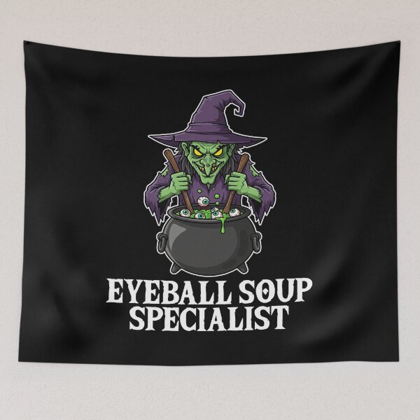 Item preview, EYEBALL SOUP SPECIALIST - WITCH HALLOWEEN designed and sold by KEF Custom.