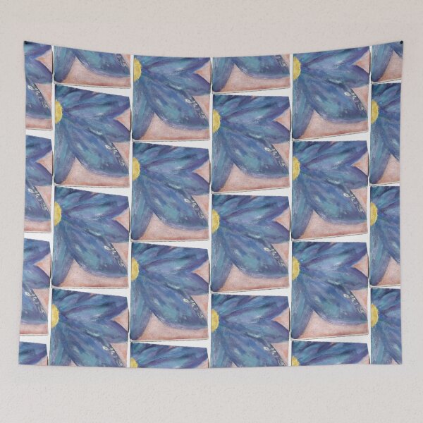 Item preview, Purple flower pink skies  designed and sold by WintersWonders.