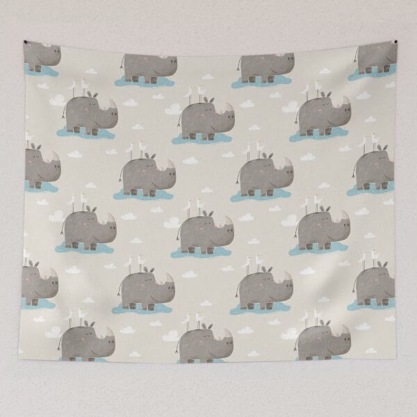 Item preview, Friendly rhinocerose designed and sold by irukiart.