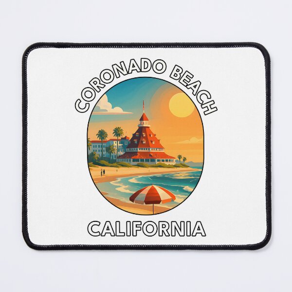 Item preview, Coronado Central Beach – California Coastal Summer Scene designed and sold by inkNext.
