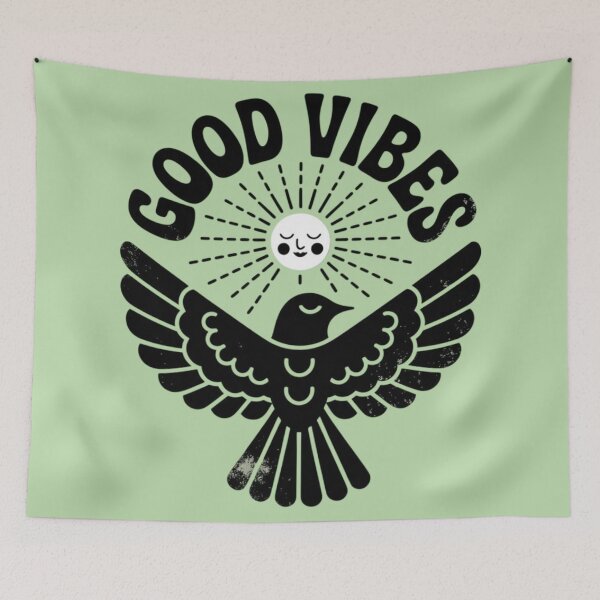 Item preview, Bird and Sun - Good Vibes designed and sold by 123ks.
