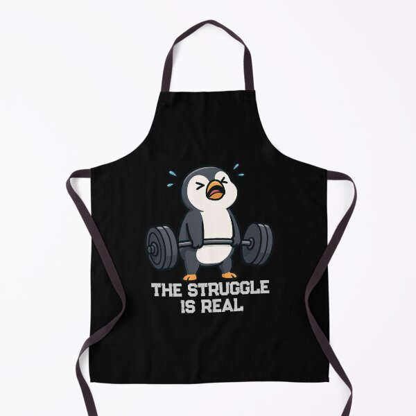 Artikelvorschau, Lustiger Pinguin Der Kampf ist echt Kreuzheben Training Fitness Jungen Mädchen Kinder entworfen und verkauft von rafaeltto.