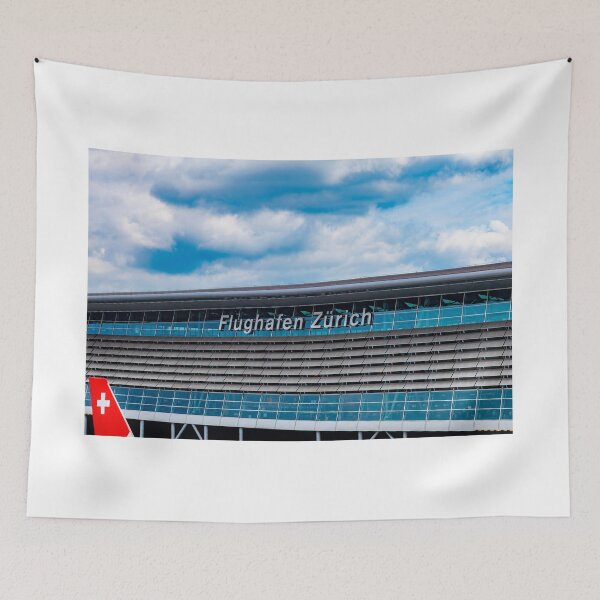 Item preview, Zurich Airport and Main Building on Airfield designed and sold by Mats Silvan.