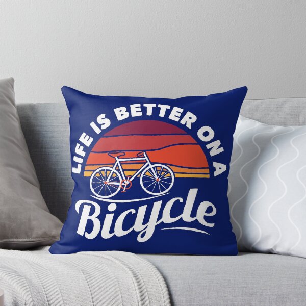 Item preview, Vintage Cycling T-Shirt Bicycle Biking Quote Life Is Better With A Bicycle designed and sold by maindeals.