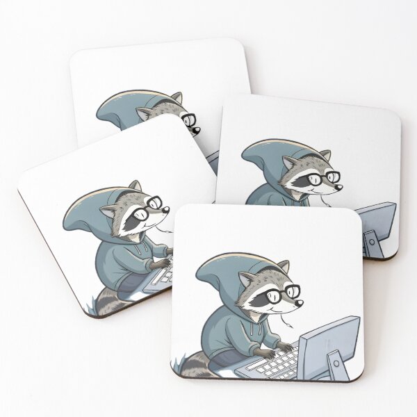 Item preview, Raccoon Hacking the Moon designed and sold by Kayqriel.