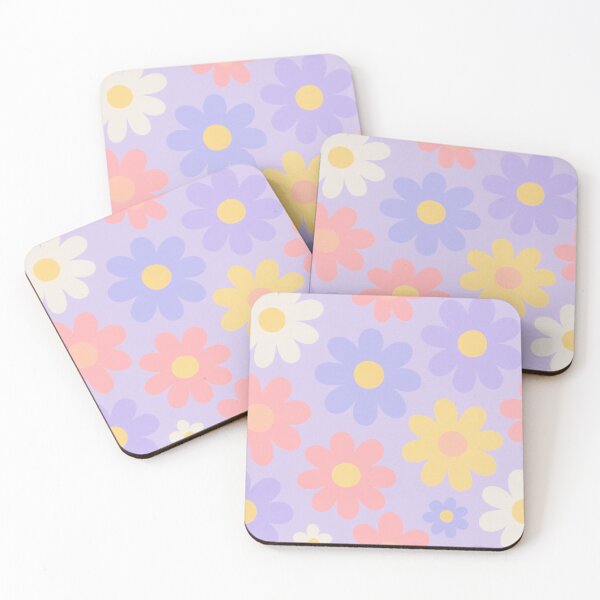 Item preview, Cute Girly Y2K Pretty Pastel Flowers Pattern designed and sold by ScorpioSunStudio.