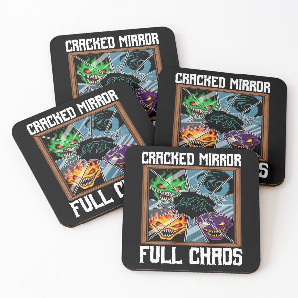 Item preview, CRACKED MIRROR FULL CHAOS - MONSTER HALLOWEEN designed and sold by KEF Custom.