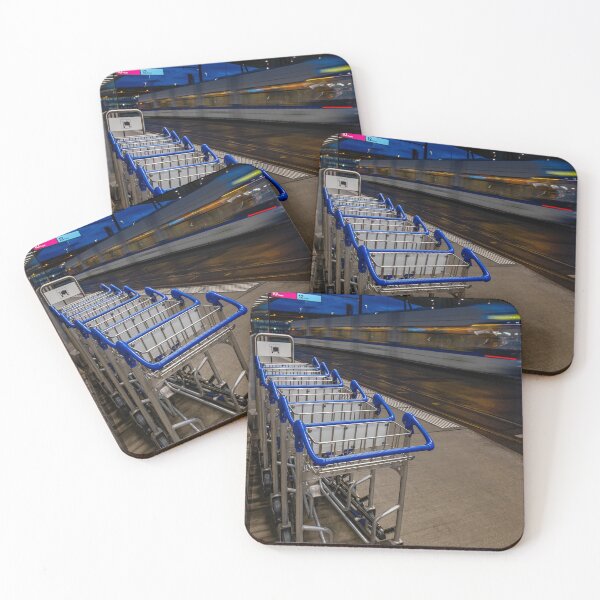 Item preview, Many Luggage Trolley on Railroad Station in Circle in Zurich Airport designed and sold by Mats Silvan.