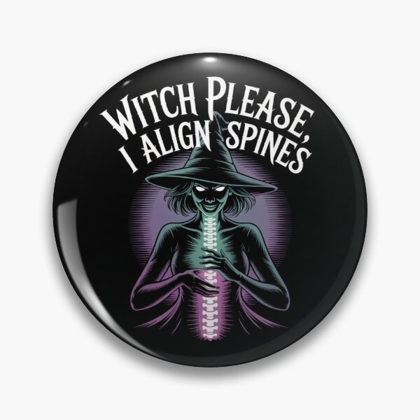 Item preview, Witch Please I Align Spines Halloween designed and sold by osteopath shop.