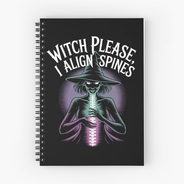 Item preview, Witch Please I Align Spines Halloween designed and sold by osteopath shop.
