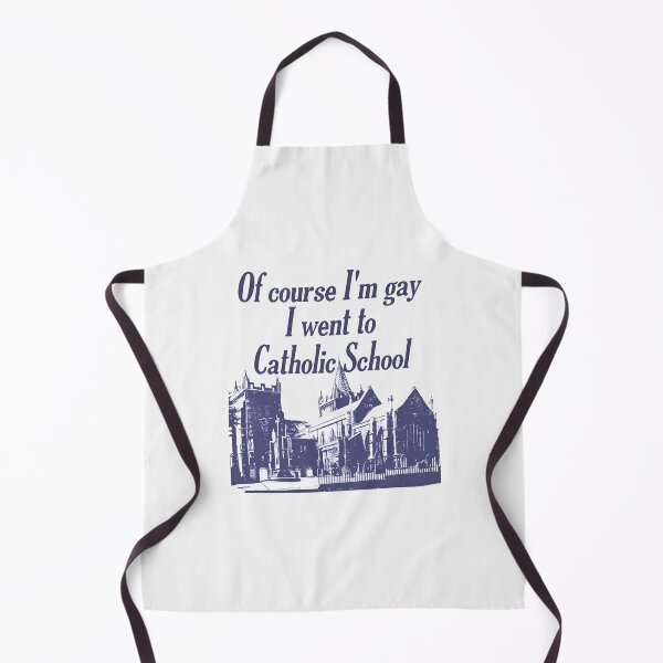 Item preview, Of Course I’m Gay I Went To Catholic School, LGBTQ Pride Humor, Sarcastic Queer Gift, LGBTQ Pride designed and sold by Ktbehhorns.