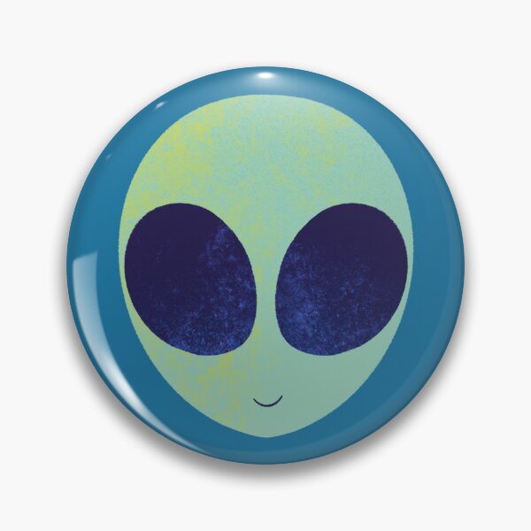 Item preview, Cute Green Round Friendly Alien designed and sold by Yulia Saraswati.