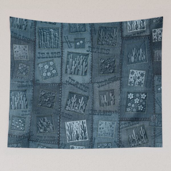 Item preview, Cowboy Pattern V35 Blue designed and sold by LuCancio23.