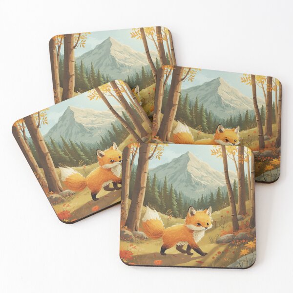 Item preview, Autumn Fox in the Forest designed and sold by milena-d98.