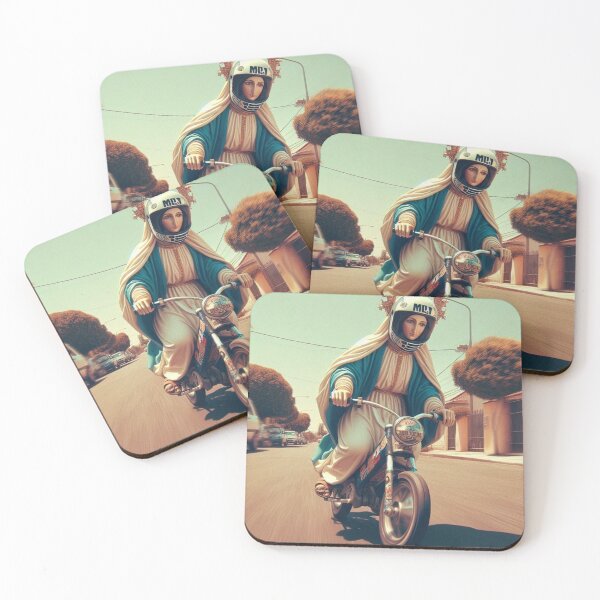 Item preview, "Holy Roller: Saint on Two Wheels" designed and sold by Print Fiction.