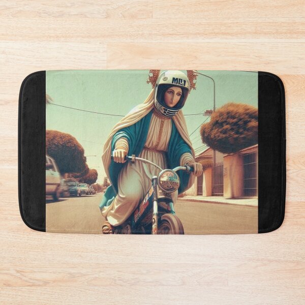 Item preview, "Holy Roller: Saint on Two Wheels" designed and sold by Print Fiction.