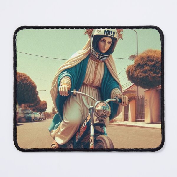 Item preview, "Holy Roller: Saint on Two Wheels" designed and sold by Print Fiction.