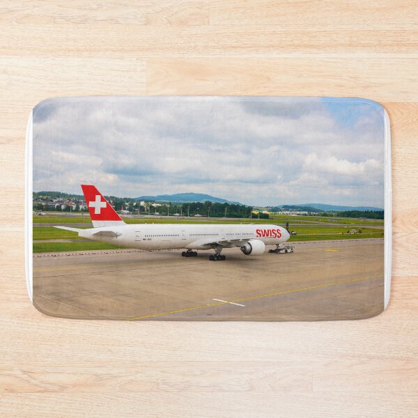 Item preview, Swiss Airlines Passenger Airplane Taxiing on Runway designed and sold by Mats Silvan.