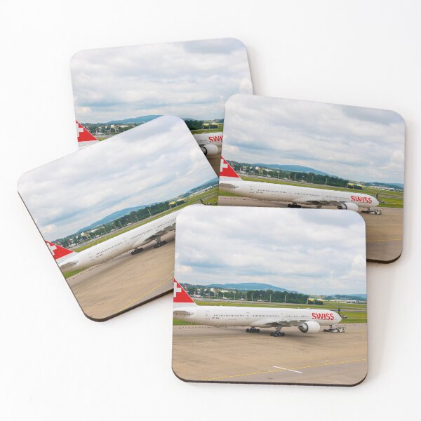Item preview, Swiss Airlines Passenger Airplane Taxiing on Runway designed and sold by Mats Silvan.