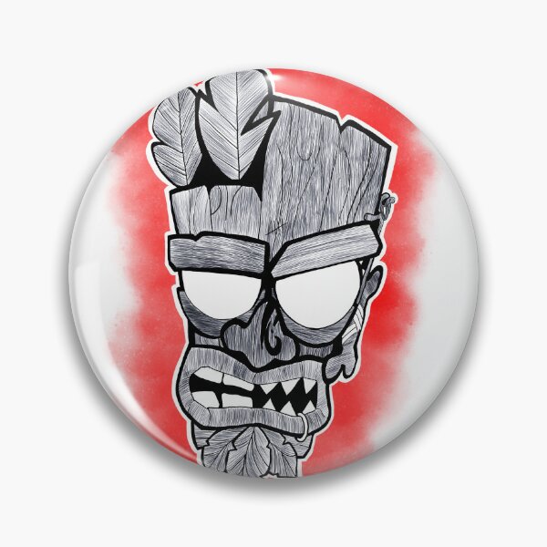 Item preview, Tiki Mask Crash Bandicoot designed and sold by tamekkketa.