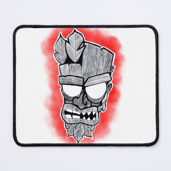 Item preview, Tiki Mask Crash Bandicoot designed and sold by tamekkketa.