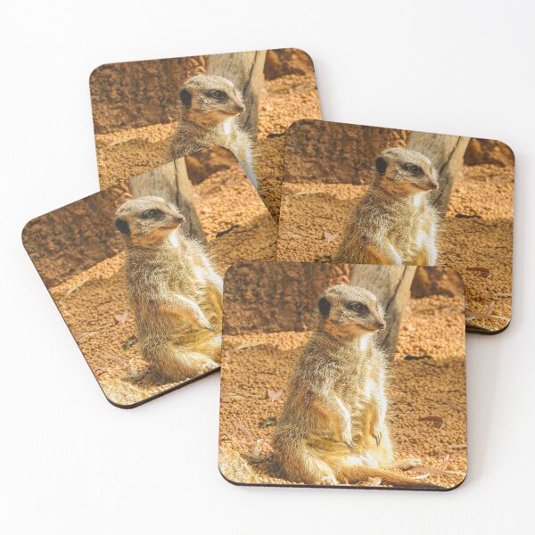Item preview, Awkwardly Sitting Meerkat Caught in the Moment designed and sold by CandMe-Prints.