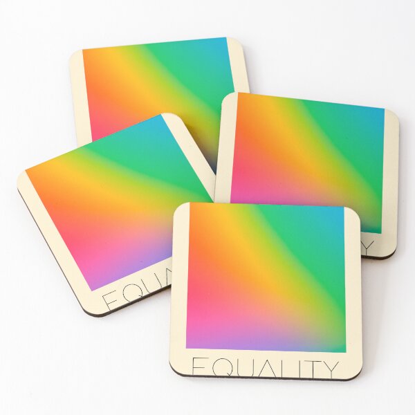 Item preview, Equality Rainbow Gradient Poster designed and sold by paulrommer.