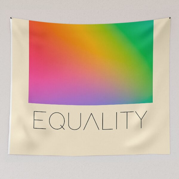 Item preview, Equality Rainbow Gradient Poster designed and sold by paulrommer.