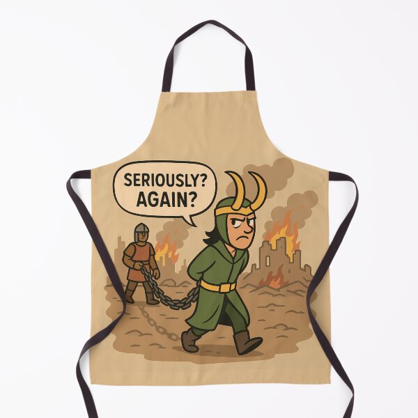 Item preview, Loki in Chains – Seriously Again? designed and sold by NorseDrip.