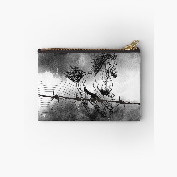 Item preview, “Defiant Freedom – Wild Horse Breaking Barriers” designed and sold by Merymer.