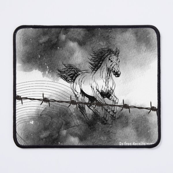 Item preview, “Defiant Freedom – Wild Horse Breaking Barriers” designed and sold by Merymer.