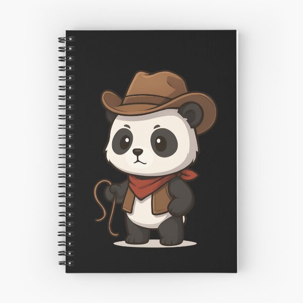 Item preview, Chibi Cowboy Panda with Lasso – Cute Western Style Animal Art designed and sold by ColorSplash123.