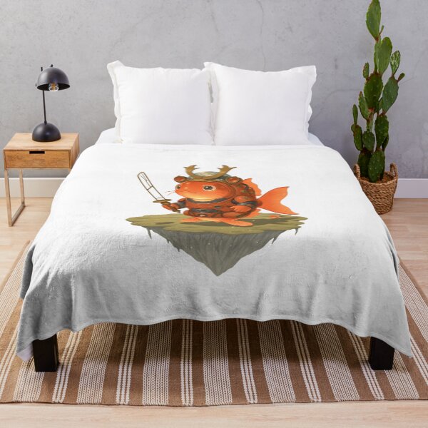 Item preview, Goldfish Samurai – Epic Warrior Fish in Armor designed and sold by Kayqriel.