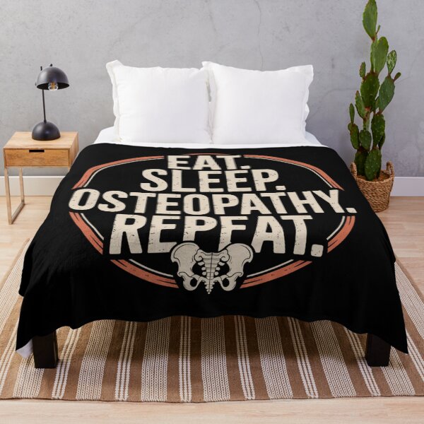 Item preview, Eat Sleep Osteopathy Repeat Pelvis Art designed and sold by osteopath shop.