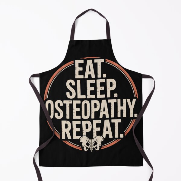 Item preview, Eat Sleep Osteopathy Repeat Pelvis Art designed and sold by osteopath shop.