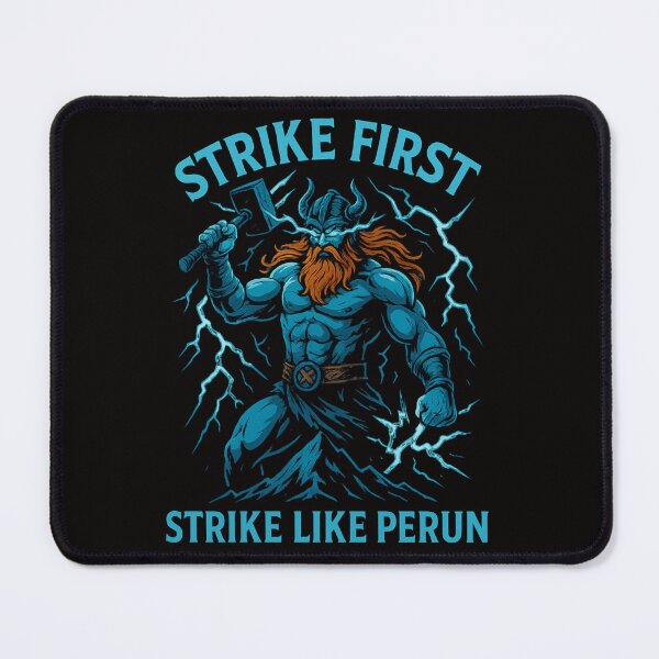 Item preview, T-shirt with a motif from Slavic mythology: Perun designed and sold by PROJEKT CERTPRO.
