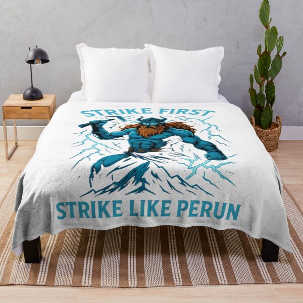 Item preview, T-shirt with a motif from Slavic mythology: Perun designed and sold by PROJEKT CERTPRO.
