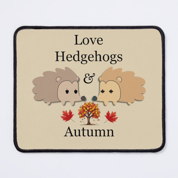 Item preview, Love Hedgehogs and Autumn designed and sold by MFellArt Creations.