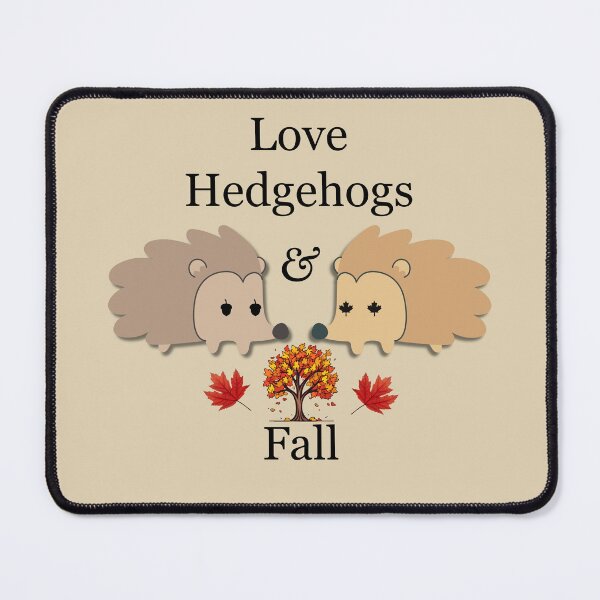 Item preview, Love Hedgehogs and Fall designed and sold by MFellArt Creations.