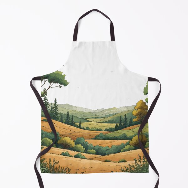 Item preview, Organic Landscape Illustration Featuring Earthy Color Palettes, Hand-Drawn Textures, and Sustainable Nature-Inspired designed and sold by catcurio.