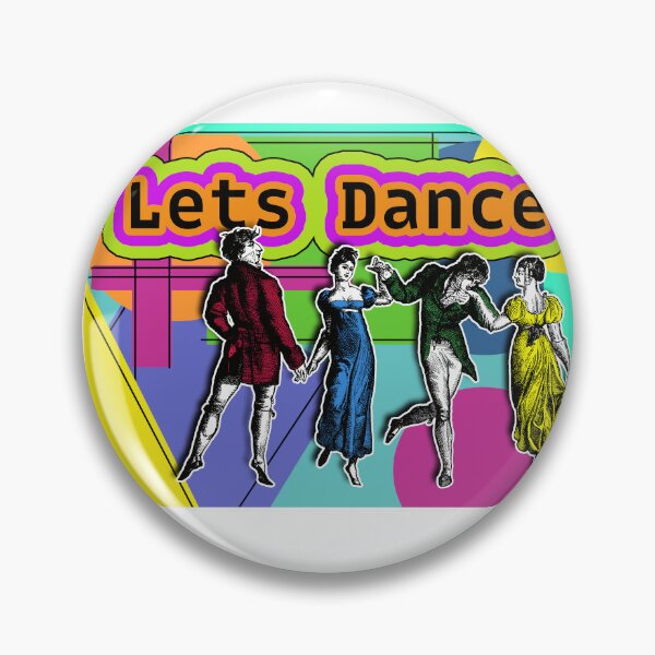 Item preview, Lets Dance - Victorian print with Retro 90s Vibe – Colourful Digital Collage designed and sold by The Harsnett Printworks.