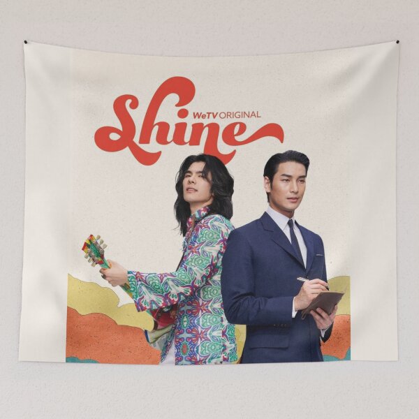 Item preview, MileApo we love we fight we Shine the series official poster thai BL Mile Phakphum Apo Nattawin kinnporsche love is love boys love boys shounen ai mileapo  designed and sold by Kpop-Noona.