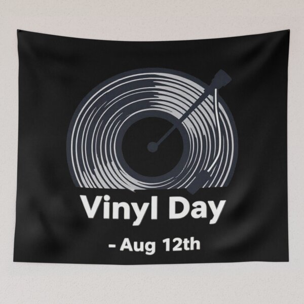 Item preview, Bold Vinyl Day Announcement Design designed and sold by Iuqiune.