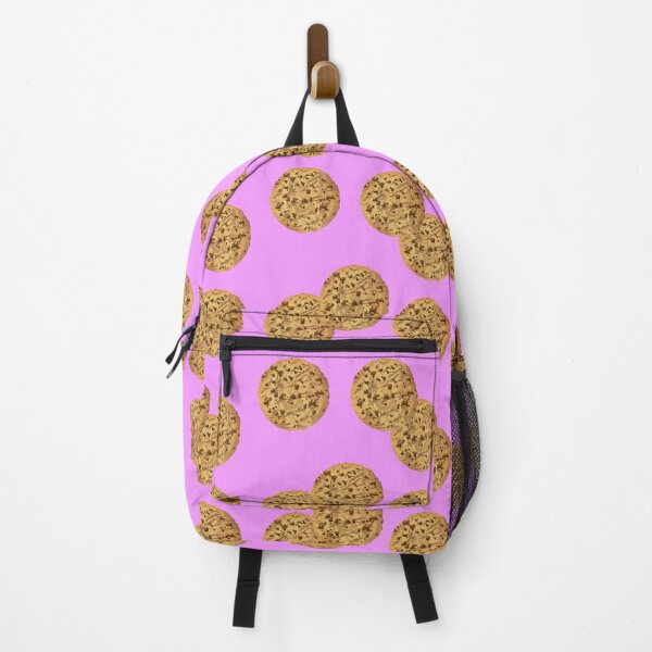Item preview, Chocolate chip cookie print on a pink background designed and sold by Martapp.