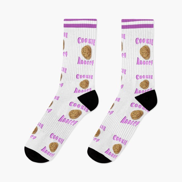 Item preview, Chocolate chip cookie print on a pink background designed and sold by Martapp.