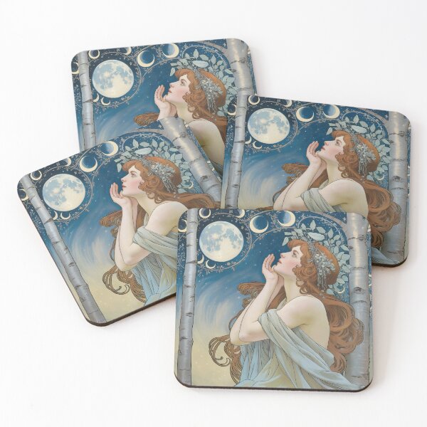 Item preview, Alphonse Mucha Luz de luna designed and sold by Tamas Das.