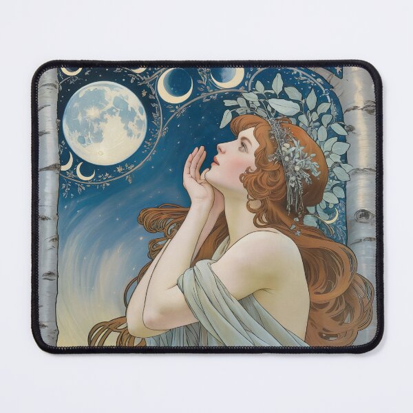 Item preview, Alphonse Mucha Luz de luna designed and sold by Tamas Das.