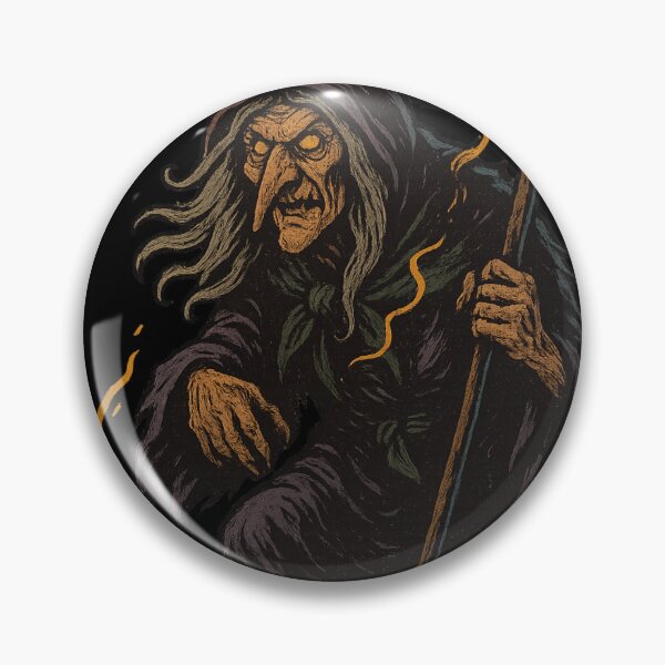 Item preview, T-shirt with a motif from Slavic mythology: Baba Yaga designed and sold by PROJEKT CERTPRO.