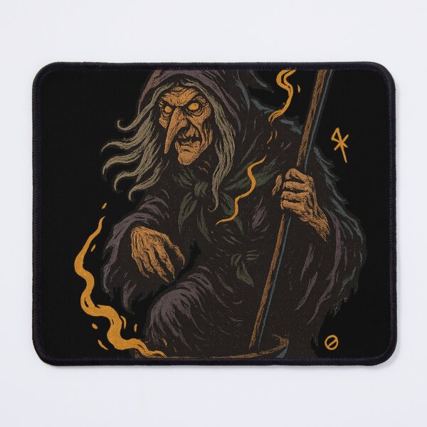 Item preview, T-shirt with a motif from Slavic mythology: Baba Yaga designed and sold by PROJEKT CERTPRO.
